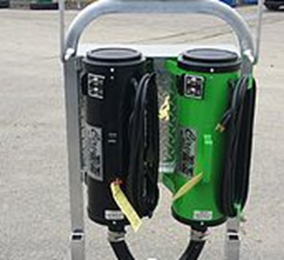 Blower for fan cart