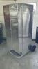 french door show box with clothes rack A